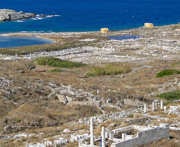 The Happiness Retreat Delos island of the Gods Apollo Light