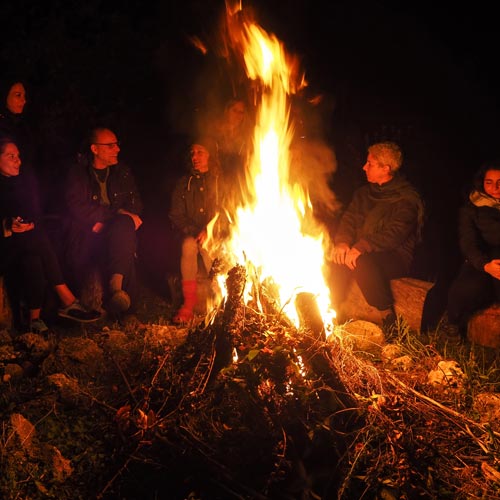 The Happiness Retreat - Waterfall Spirit - Sharing Circle Practice and Fire Ritual