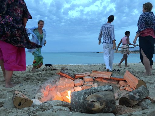 Spirit Contact Dance on the beach