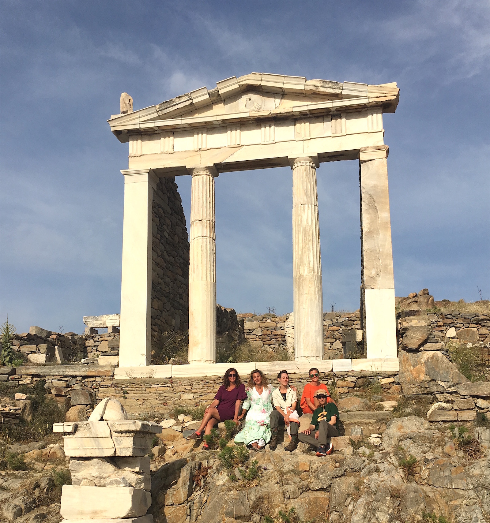 dreaming wide awake happiness retreat temple of Isis delos sacred island greece