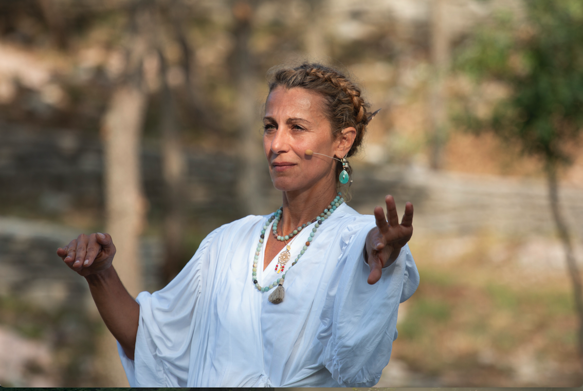 Apostolia Papadamaki, ceremonial artist & embodied spirituality mentor