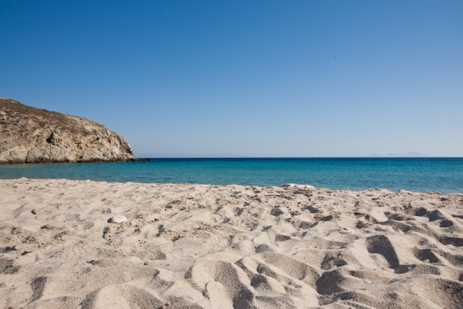 Donousa island unspoiled beach