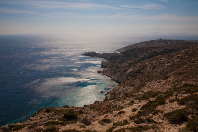 Donousa island panoramic view